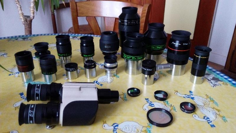 Oculaires et filtres Oculaires et filtres