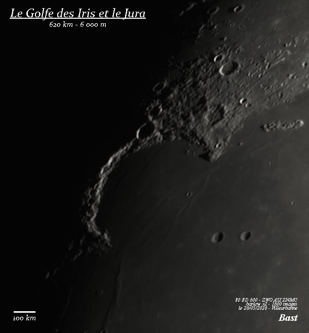 Le golfe des Iris et le Jura Le golfe des Iris et le Jura