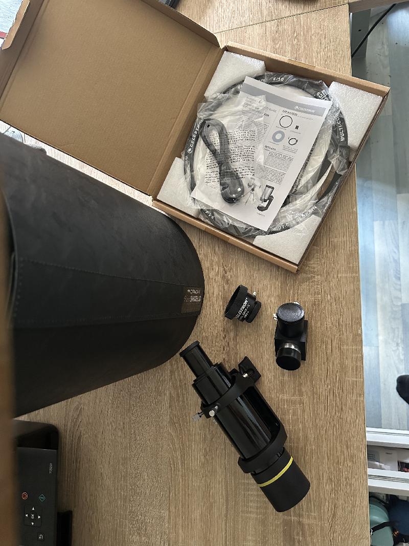 Celestron C9.25 XLT compatible Fastar + caisse de rangement à roulette Geoptik (prix en baisse) Celestron C9.25 XLT compatible Fastar + caisse de rangement à roulette Geoptik (prix en baisse)