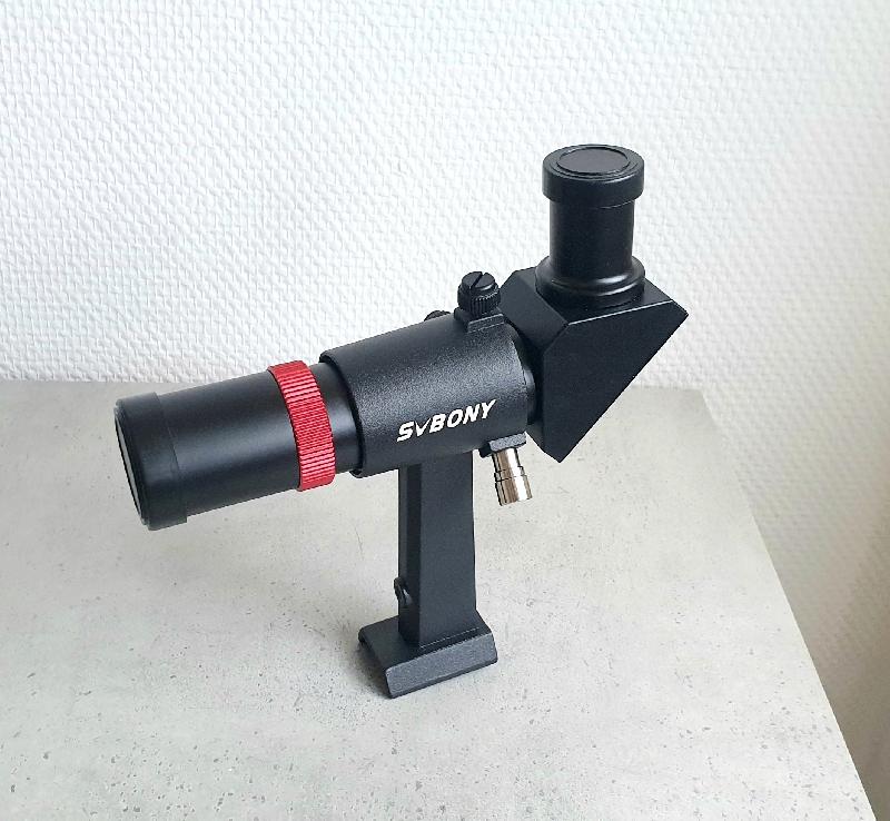 Chercheur 6x30 coudé réticulé redressé