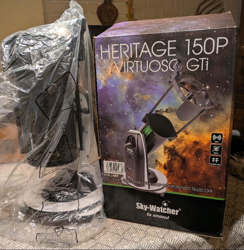 Vente Skywatcher Héritage 150/750 encore là. Vente Skywatcher Héritage 150/750 encore là.