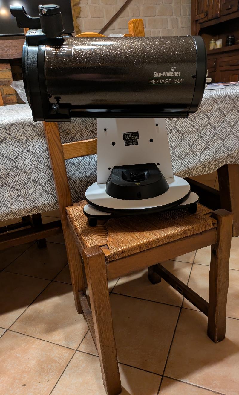 Vente Skywatcher Héritage 150/750 comme neuf Vente Skywatcher Héritage 150/750 comme neuf