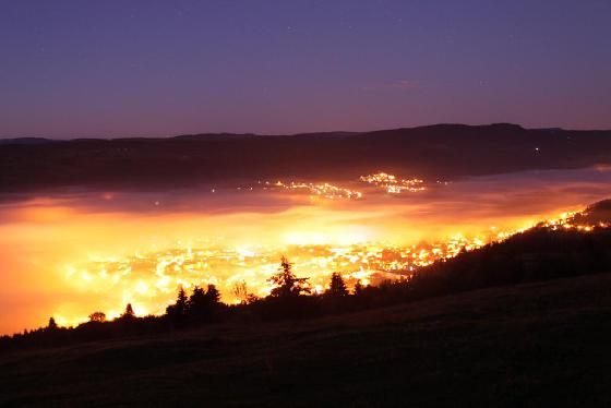 Morteau au petit matin Morteau au petit matin