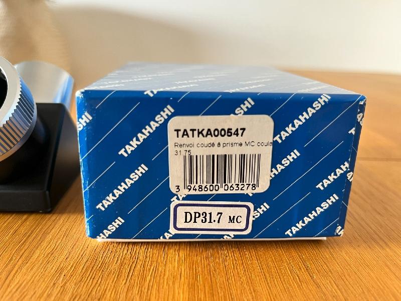 Renvoi coudé TAKAHASHI à prisme MC coulant 31,75 mm TKA00547