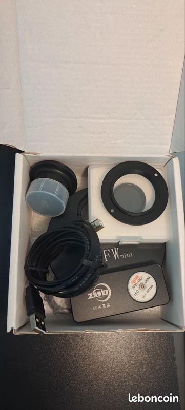 Pack Complet Roue à filtres ZWO EFW Mini (5 pos.) + Accessoires + Révision complète