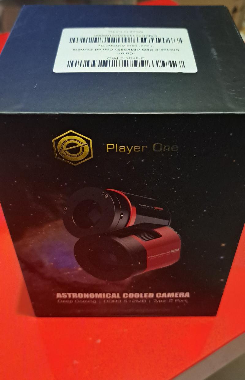 Caméra astro refroidie Player One Uranus-C Pro (IMX585) couleur – complète