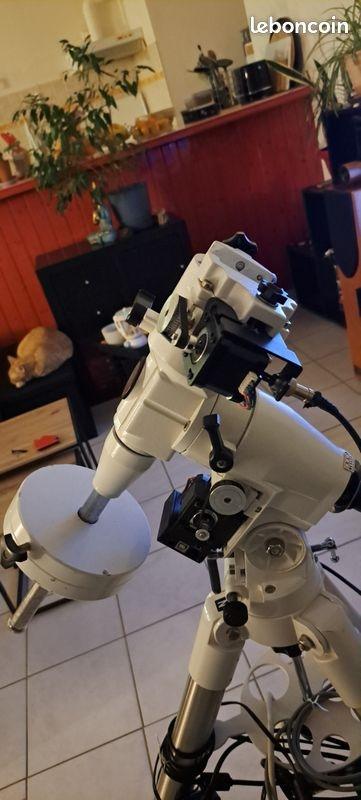 Monture EQ5 motorisée OnStep (GoTo) + trépied acier + alim 10A + 3 contrepoids