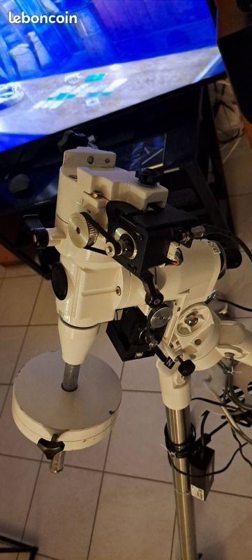 Monture EQ5 motorisée OnStep (GoTo) + trépied acier + alim 10A + 3 contrepoids