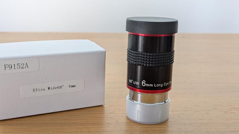 Oculaire Grand Angle SVBONY 6mm UW 68° – Coulant 1,25" (31,75mm)