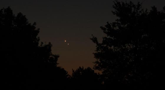 conjonction VENUS JUPITER 18 AOUT 2014 conjonction VENUS JUPITER 18 AOUT 2014
