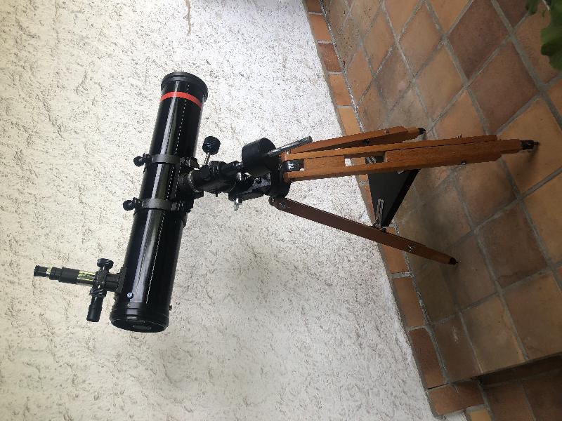 Télescope Perl-Vixen New Polaris R-114E + monture + Quartz Driver MD-6