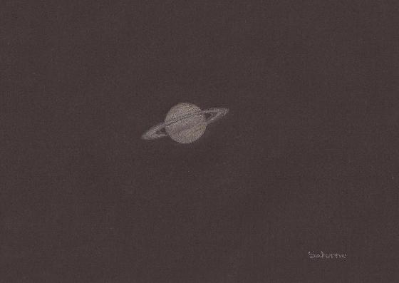 Premier dessin : Saturne (2)