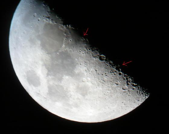 X et V de Werner sur la Lune2 17/02/2013 X et V de Werner sur la Lune2 17/02/2013