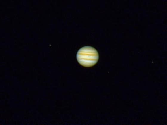 Jupiter dans un C8 (premier essai)