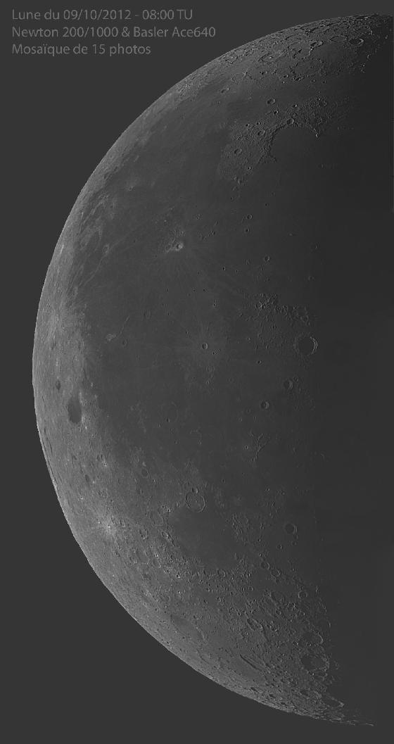 Lune du 9/10/2012 - 8:00 TU Lune du 9/10/2012 - 8:00 TU