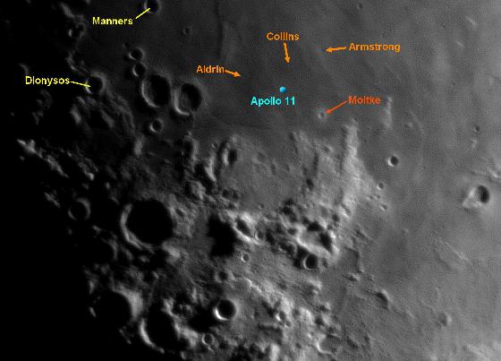 site Apollo 11 site Apollo 11