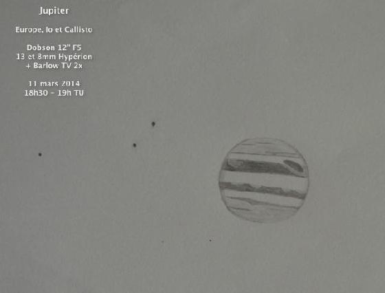 Jupiter noir et blanc Jupiter noir et blanc