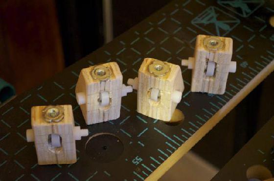 installation des écrous à frapper