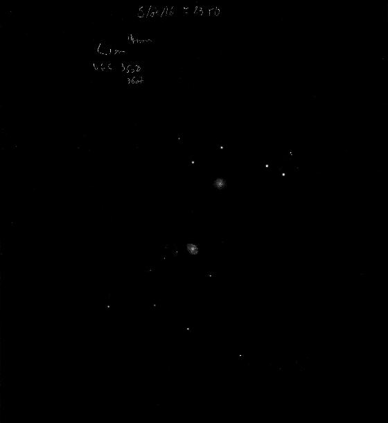 Galaxies NGC 3606 3607 LION