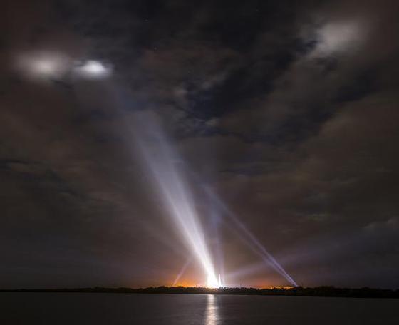 pollution lumineuse départ Orion 1
