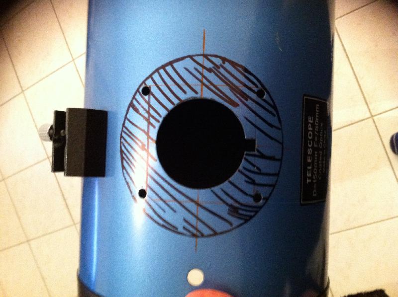 Traçage de la partie à retirer