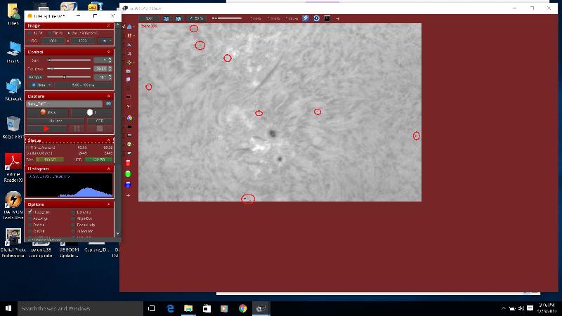 Quark image - spots Quark image - spots