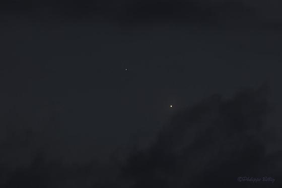 Conjonction de Vénus et Jupiter 29.06.15