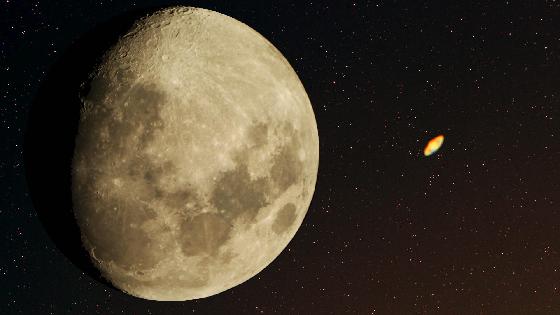 Lune et Saturne