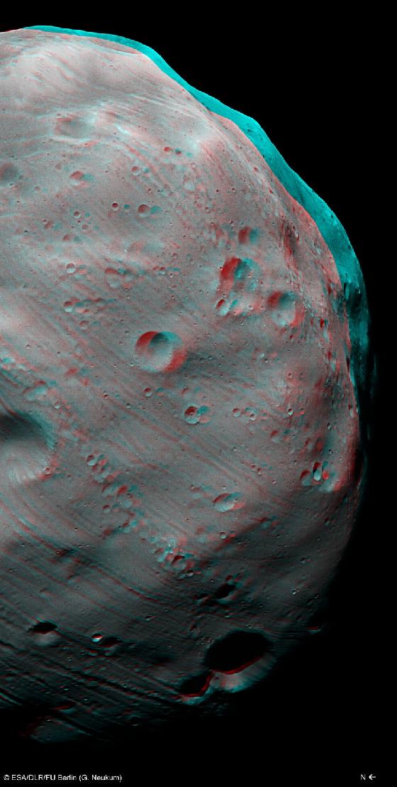 Phobos gros plan 3D