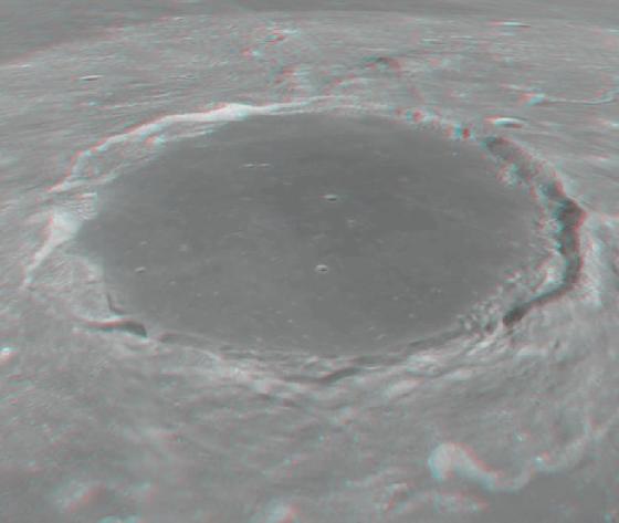 Lune Platon 3D anaglyphe Jaxa Lune Platon 3D anaglyphe Jaxa
