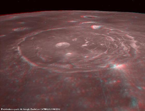 Posidonius 3 D Anaglyphe Google Earth Posidonius 3 D Anaglyphe Google Earth
