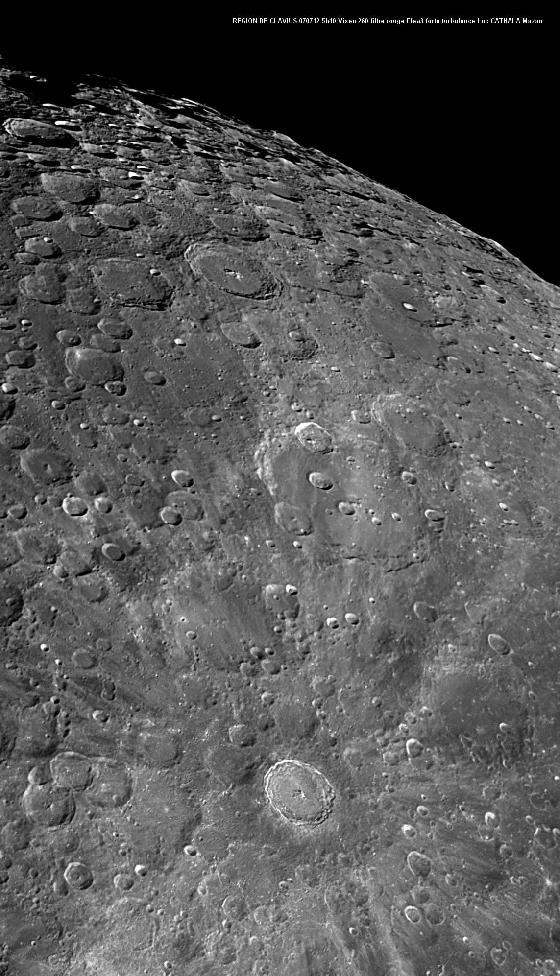 Lune autour de Clavius 070712 Vixen 260 Lune autour de Clavius 070712 Vixen 260