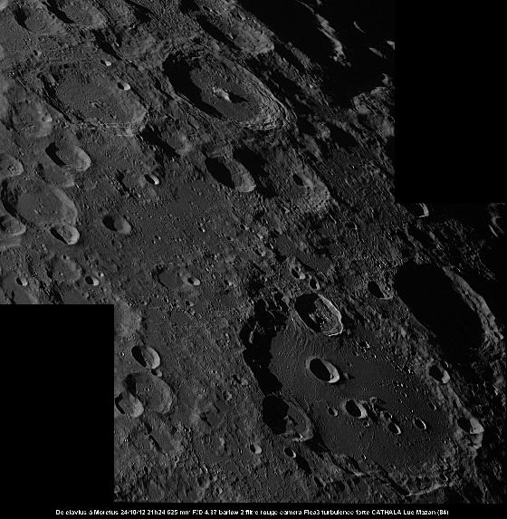 Lune de Moretus à Clavius du 24/10/12 au 625mm+barlow2 VERSION 2 Lune de Moretus à Clavius du 24/10/12 au 625mm+barlow2 VERSION 2