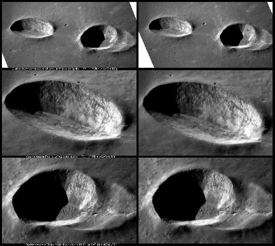CRATERES MESSIER 3D LOUCHE APOLLO 11 CRATERES MESSIER 3D LOUCHE APOLLO 11