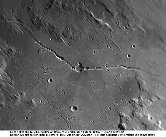 Lune 18/04/13 625 mm Rima hyginus barlow 3 T625 Luc CATHALA Lune 18/04/13 625 mm Rima hyginus barlow 3 T625 Luc CATHALA