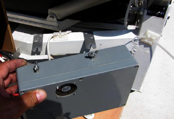 entailles pour boitier électronique sur le 625mm