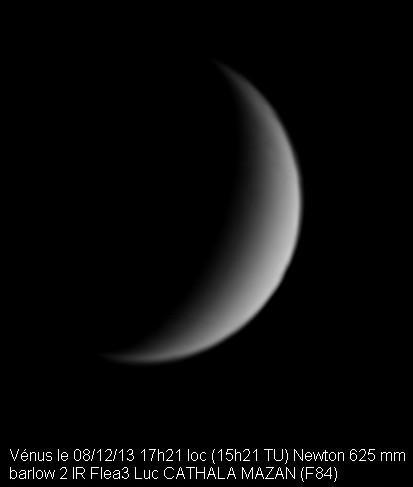 Vénus le 08/12/13 625 mm IR B2 Luc CATHALA
