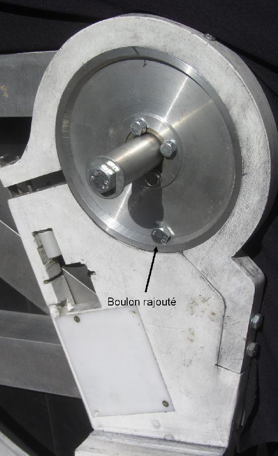 Boulon de blocage axe altitude 625 mm