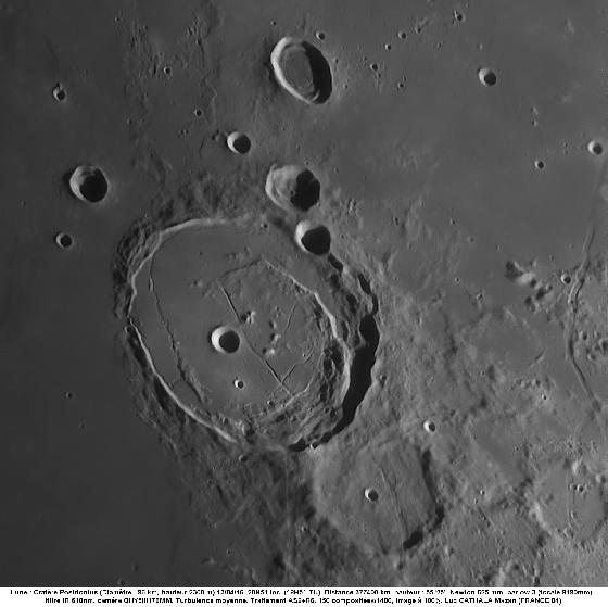 Cratère Posidonius au 625 mm et QHY5-III 178mm Cratère Posidonius au 625 mm et QHY5-III 178mm