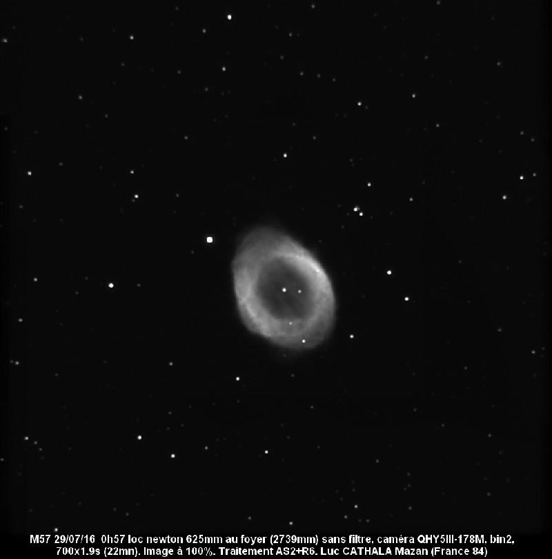 M57 au 625 mm au foyer 29/07/16 bin 2 700X1.9 s 100% M57 au 625 mm au foyer 29/07/16 bin 2 700X1.9 s 100%