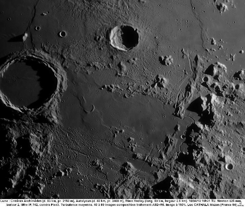 Archimèdes et Hadley version 2 180413 625mm barlow 2 IR742 Archimèdes et Hadley version 2 180413 625mm barlow 2 IR742
