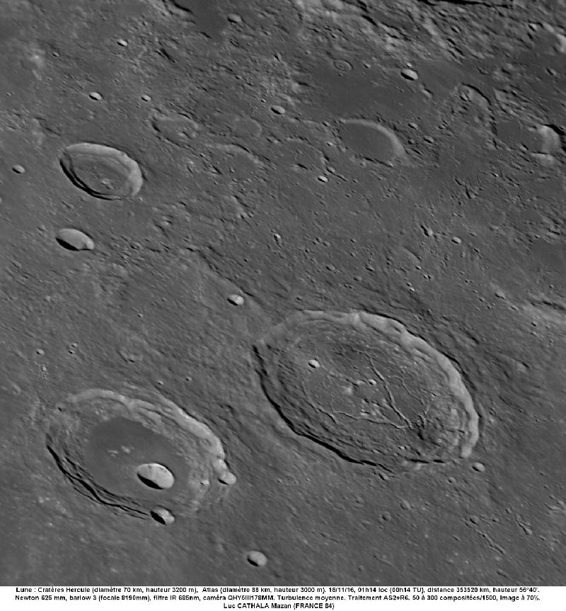 Cratères Hercule et Atlas 16/11/16 625mm barlow 3 IR685 70% Luc CATHALA Cratères Hercule et Atlas 16/11/16 625mm barlow 3 IR685 70% Luc CATHALA