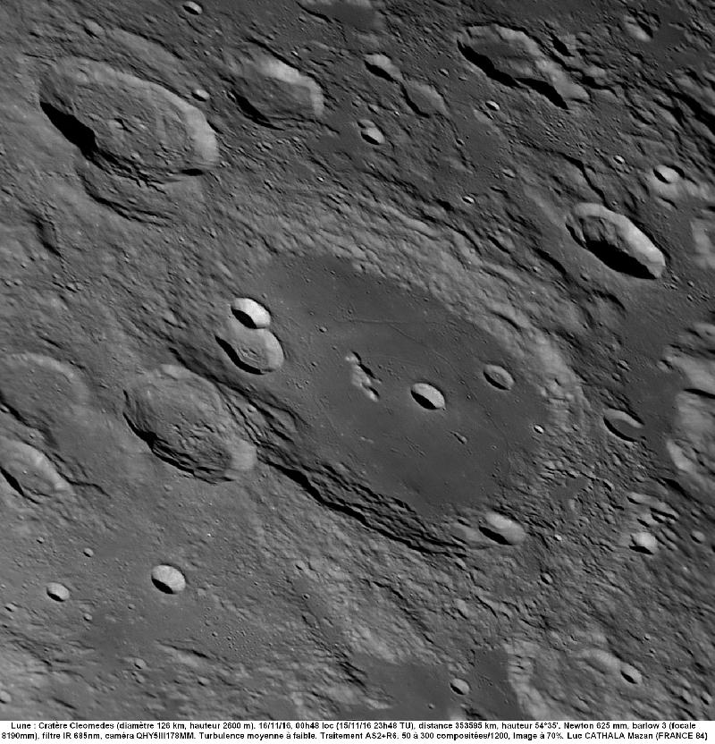 Cratère Cleomedes 16/11/16 625mm barlow 3 IR685 70% Luc CATHALA