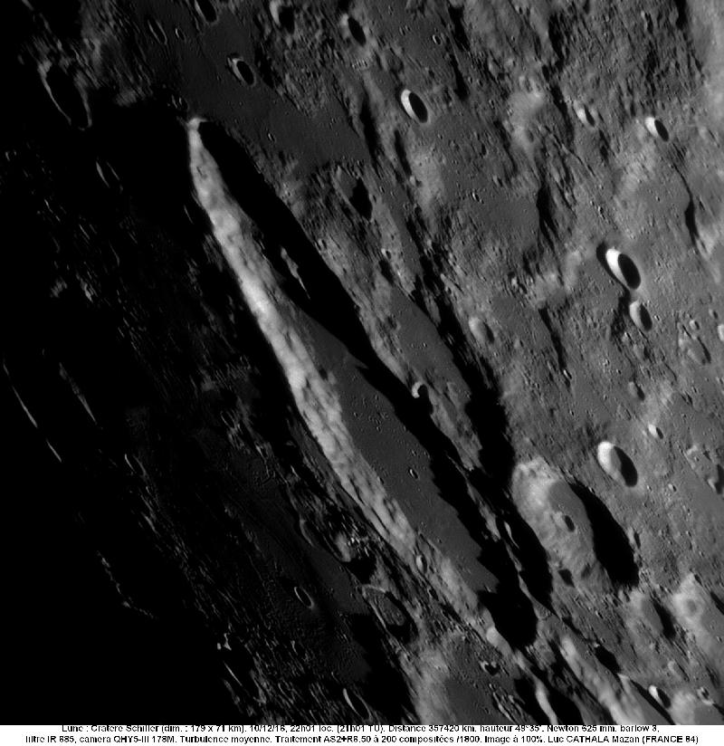 Cratère Schiller 625 mm barlow 3 IR 685 10/12/16 100% Luc CATHALA Cratère Schiller 625 mm barlow 3 IR 685 10/12/16 100% Luc CATHALA