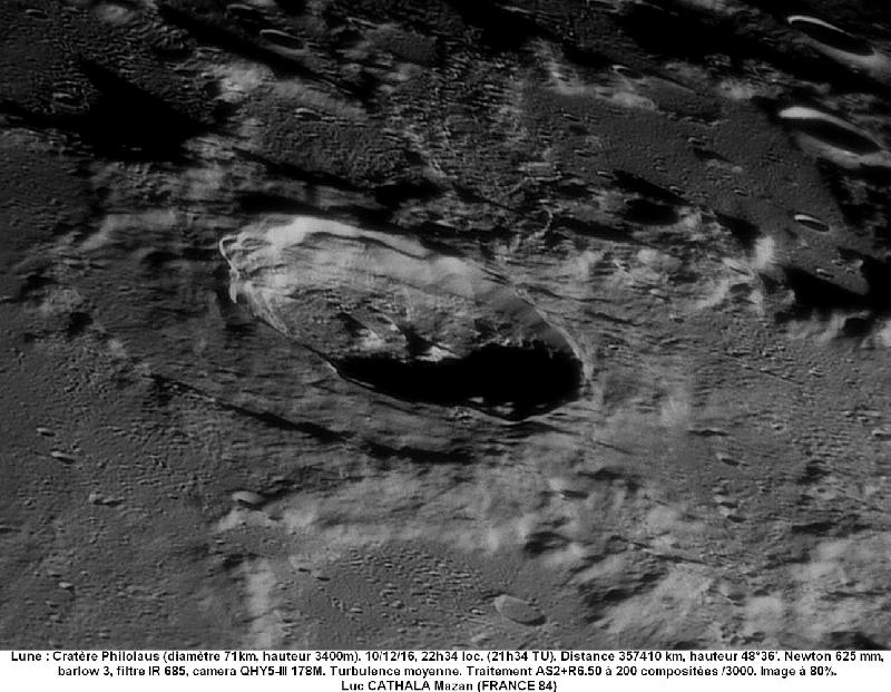 Cratre Philolaus 10/12/16 625 mm barlow 3 IR685 Luc CATHALA
