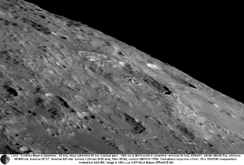 Cratère Hayn03/04/17 625mm B3 IR742 Turbu forte Luc CATHALA Cratère Hayn03/04/17 625mm B3 IR742 Turbu forte Luc CATHALA