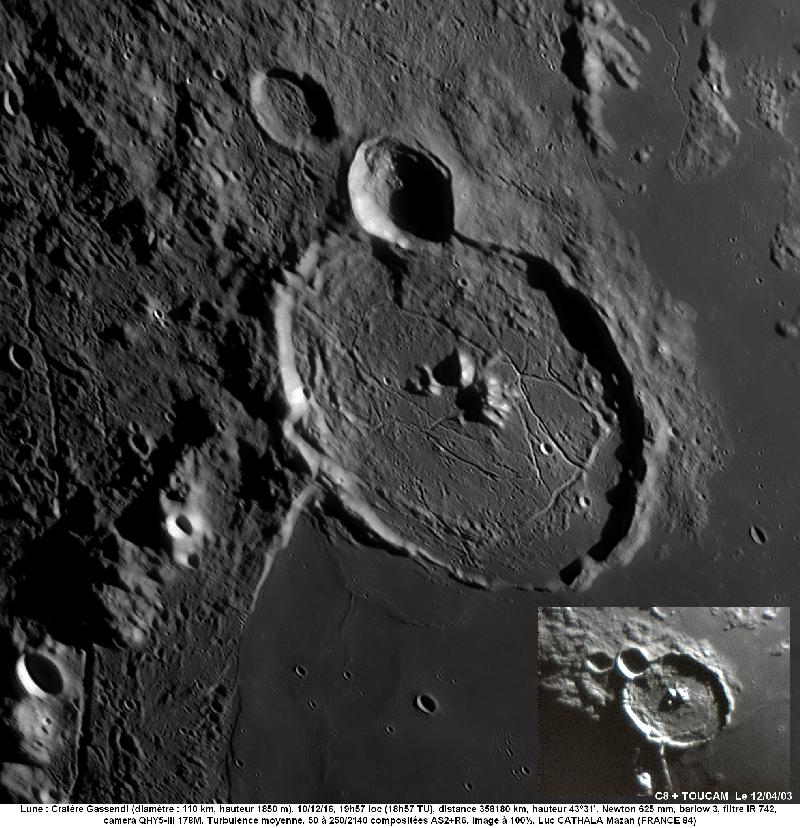 Comparatif Gassendi debut et maintenant Luc CATHALA