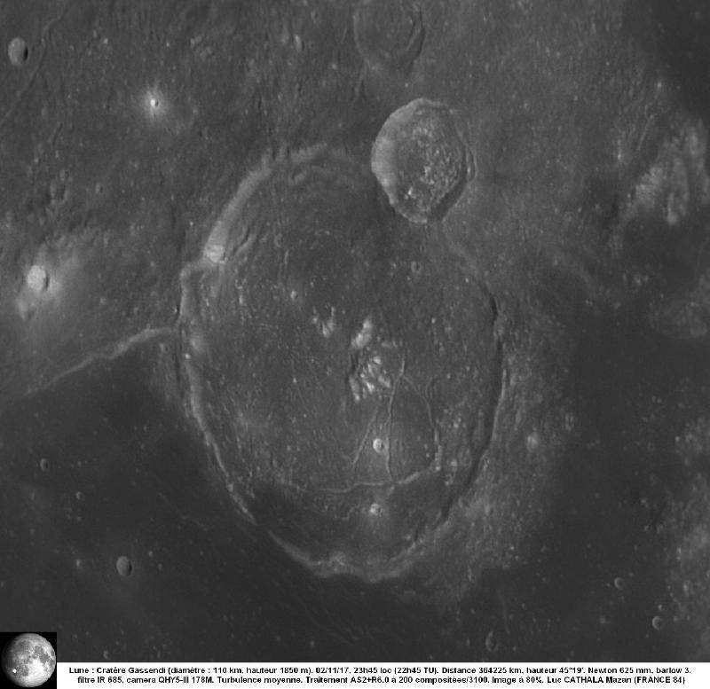 GASSENDI 021117 625mm Barlow 3 IR685 80% Luc CATHALA GASSENDI 021117 625mm Barlow 3 IR685 80% Luc CATHALA