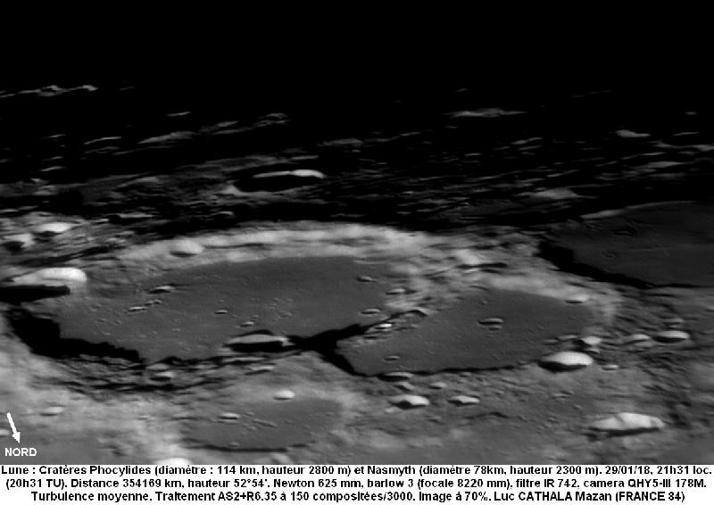 Cratère Phocyclides 29/01/2018 625mm barlow 3 IR742 70% Luc CATHALA Cratère Phocyclides 29/01/2018 625mm barlow 3 IR742 70% Luc CATHALA