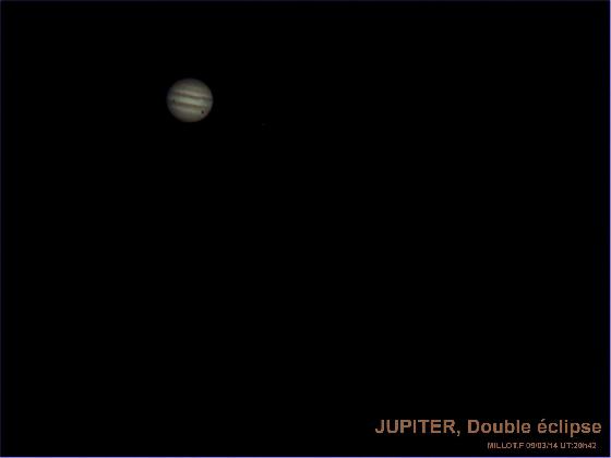 éclipse sur JUPITER